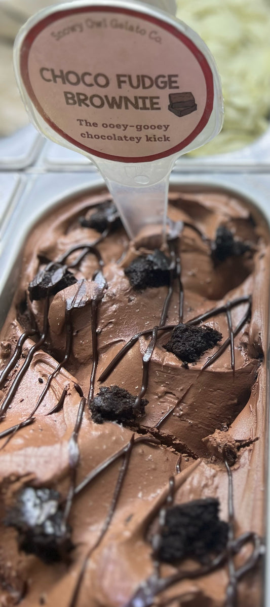 Medium Tub - Choco Fudge Brownie Gelato